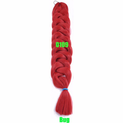 

Jumbo Braids Synthetic Braiding Hair 23 Color Available 165g 41 Inch Hair Extension Pink Blue Green 1pce