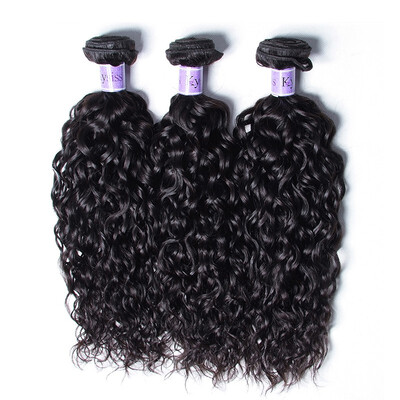 

UNice Hair Kysiss Virgin Series Malaysian Water Wave 3 Bundles Unprocessed Human Hair Extension 8-26" Malaysian Hair Bundles