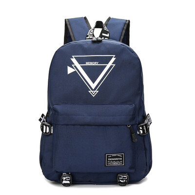 

2018 New Fashion Print Student Backpack Nylon Backpack Large Capacity Junior Middle School Backpack High School Backpack