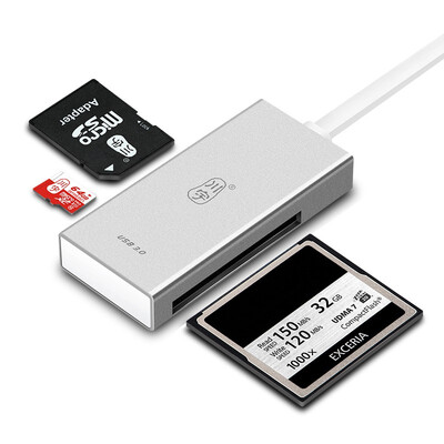 

Kawau MS Card Reader 30 USB High Speed Adapter with Micro SD SD MS Card Slot C317 Memory Card Reader for Computer