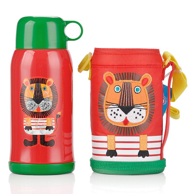 

Tiger Tiger Tiger Insulation Cup Спортивный чайник из нержавеющей стали Кубок для воды Открытый Кубок для воды Кубок вакуумной изоляции MBJ-C06C-EL Lion 600 мл