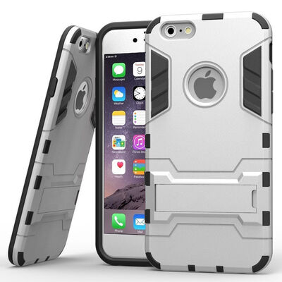 

новые shockproof rugged смешанной резины в твердой обложке дело для iPhone 6 6s плюс