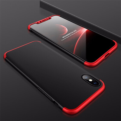 

Goowiiz Phone Case For Iphone 6 Plus6s Plus7 Plus8 Plus Fashion Color collision 360 Degree Coverage PC Full Protection