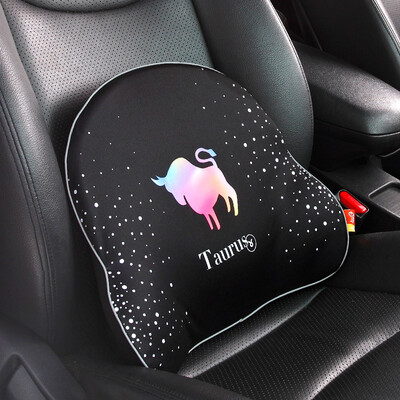 

GiGi car waist lumbar pillow bamboo charcoal memory cotton car office back cushion waist pillow GC-62 Taurus