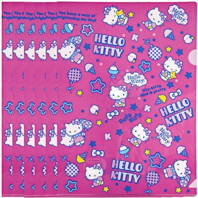 

Обширные (Guangbo) 6 шт L-A4 папка / папка / файл устанавливает Hello Kitty KT88085