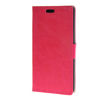 

MOONCASE Leather Side Flip Wallet Card Holder Stand Shell Pouch ЧЕХОЛ ДЛЯ LG G4 Hot pink