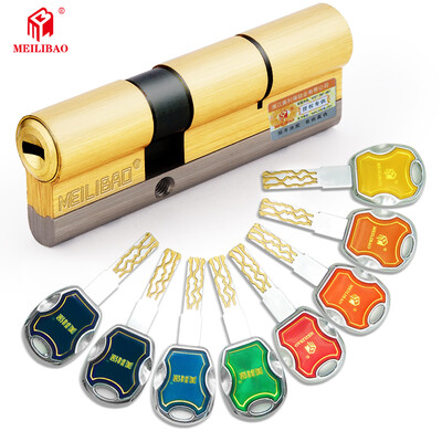 

Meilibao anti-theft door lock core pure copper multi-track 36 blade C-level door lock home security door lock 85Z425