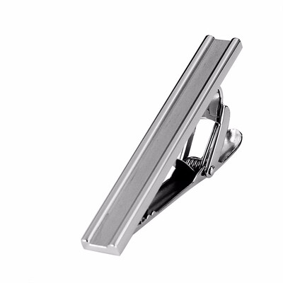 

Gentel Mens Shining Lines Formal Dress Long Stainless Steel Tie Clip