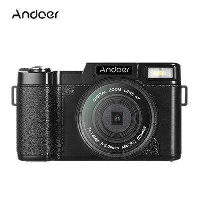 

Andoer R1 1080P 15fps Full HD 24MP Digital Camera Cam Camcorder 30" Rotatable LCD Screen Anti-shake 4X Digital Zoom Retractable F