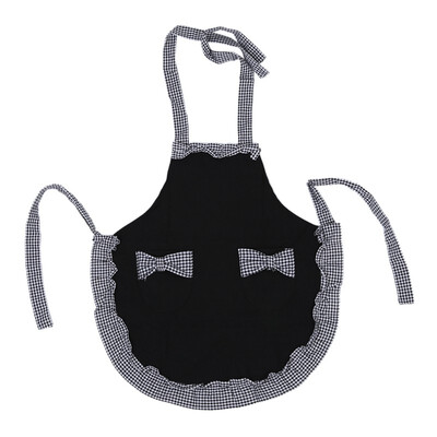 

UpperX Womens Ladies Fancy Maid Set Apron with Bowknots Pockets