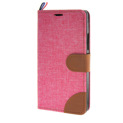 

MOONCASE Denim Design Leather Flip Card Slot Bracket Back Protective Case Cover for Lenovo K3 Note A7000