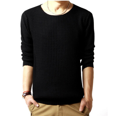 

Men Casual Round Neck Fashion Knit Sweater Pullover Knitwear Jumper Coat Tops