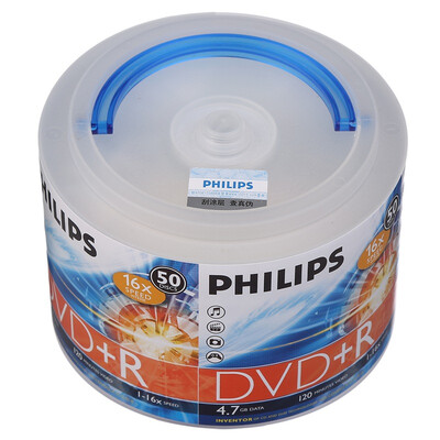 

Philips (PHILIPS) DVD + R 16 скорость 4,7 г хорошая рука для переноски дисков 50 баррелей в бутылках