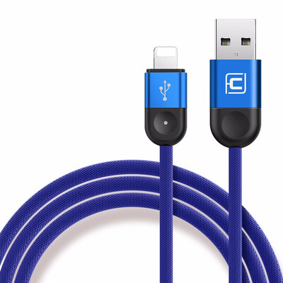 

Cafele for iPhone Charging Cable 7 6 with LED Light Fast Charging USB Cable for iPhone 6 7 8 X Aluminum Alloy Interface 120cm