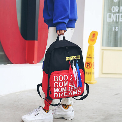 

Fashion New Women Backpack High School Student Schoolbag Student Rucksack Girl Mochila Travel Large-capacity Simple Shoulder Bag