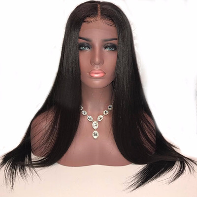 

9A Straight Lace Front Human Hair Wigs Long Silky Straight Brazilian Virgin Hair Wigs 130 Density Lace Wigs 10-26 inches