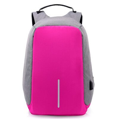 

Fashion New USB Nylon Computer Luggage Backpack for Teenage Male Students Bag Travel Package Rucksack Anti-theft