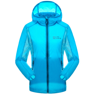 

Elmont ALPINT MOUNTAIN outdoor UPF40 + skin clothing men and women thin sunscreen spring and summer breathable anti-UV skin coat sunscreen 640-106 sky blue