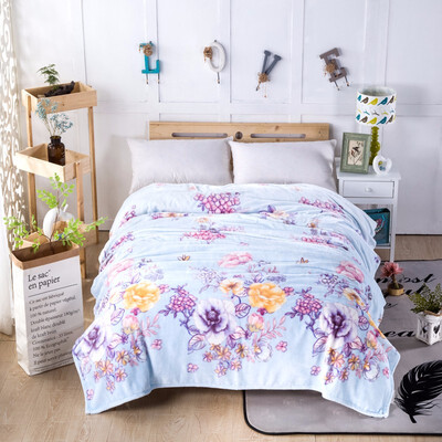 

With Thick Flannel Blanket Towels Summer Cool Summer Thin Single Air Conditioning Coral Fleece Sheet Nap Blanket