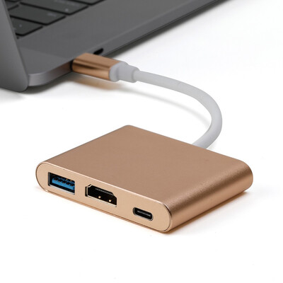 

Thunderbolt 3 Type C USB 31 to HDMI USB30 PD converter adapter cable for apple macbook pro 2016 2015 macbook