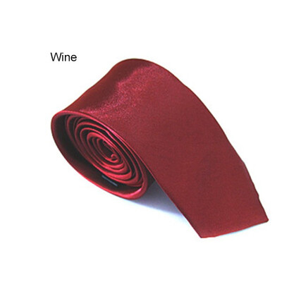 

Hot Sale Fashion Casual Slim Tie Men&39s Solid Color Skinny Necktie Formal Wedding Party Ties
