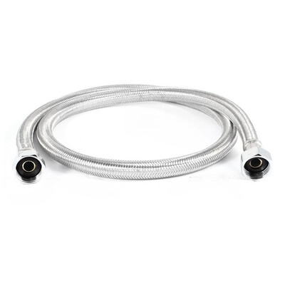 

UpperX Shower Water Heater Flexible Braided Hose Tube Pipe 1M Silver