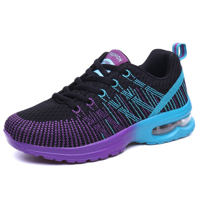 

2018 Women Breathable mesh Casual shoes Woman Flat platform shoes Air damping fashion zapatillas mujer casual tenis feminino