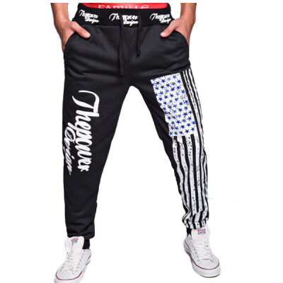 

Zogaa Autumn And Winter New Men's Active Pants Printing Casual