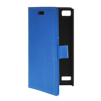 

MOONCASE Slim Leather Flip Wallet Card Pouch with Kickstand Shell Back Case Cover for BlackBerry BB Z3 Blue