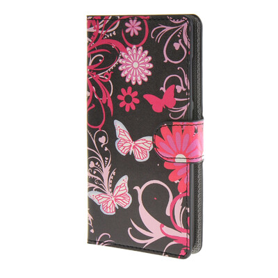 

MOONCASE Butterfly style Leather Wallet Flip Card Slot Stand Pouch чехол для Microsoft Lumia 540 A04