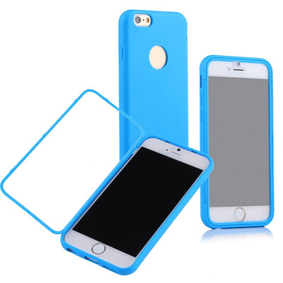 

Shockproof Flip Rugged Hybrid Rubber Hard Case For iPhone6 Plus blue