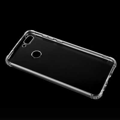 

For huawei P Smart Fashion anti knock shockproof crystal silicone case For huawei Enjoy 7s transparent air cushion coque cover