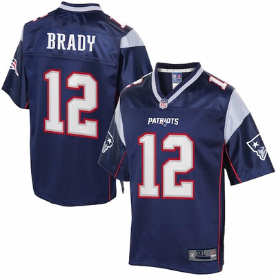 

Mens New England Patriots Tom Brady Nike WhiteNavy Blue Game Jersey