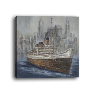 

Framed canvas modern living room bedroom background wall still life boat decoration painting