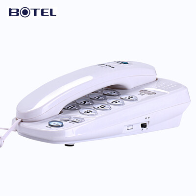 

BOTEL K026 fixed cord telephone landline wall-mounted redial office business home roped landline machine white