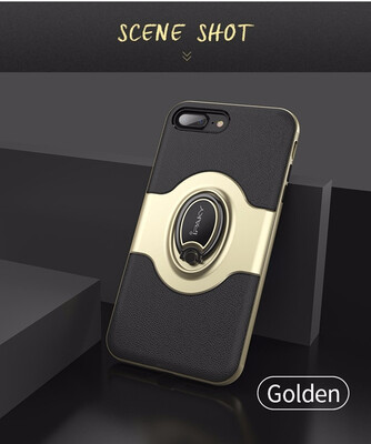 

For iPhone 7 8 Ring Holder Shell Vehicle Magnet function TPUPC Armor Shock absorption Case Cover For iPhone 78 Plus