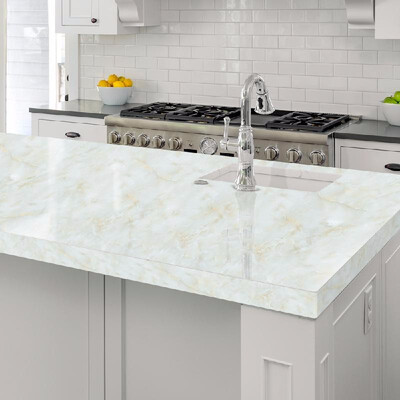 

118 236 inches PVC Waterproof Self-adhesive 3D Imitation Marble Wallpaper Peel & Stick Wall Floor Contact Paper Stickers Furnit