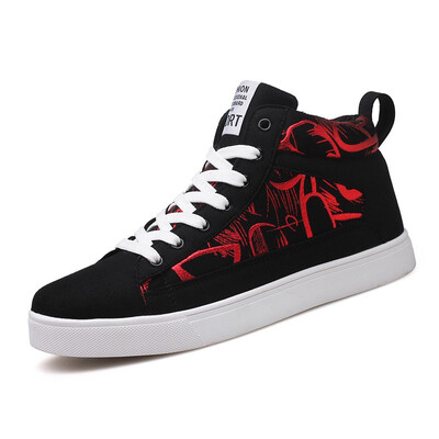

Mens Breathable High Top Sneaker 2018 Students Male Autumn Winter Antislip Flats Outdoor Comfortable Sport Shoes Ankle Boots