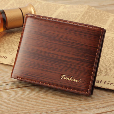 

Mens short wallet business Vintage leisure wallet multi card European&American style temperament leather wallet practical
