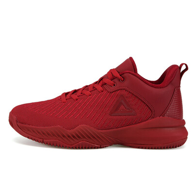 

PEAK mens shoes non-slip wear-resistant comfortable basketball shoes outfield boots sneakers DA830041 sports red 44 yards
