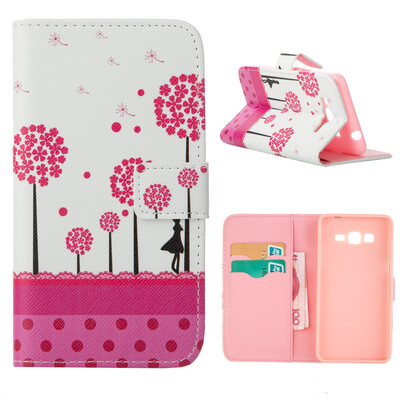 

MOONCASE ЧЕХОЛ ДЛЯ Samsung Galaxy Grand Prime G530 Flip Leather Foldable Stand Feature [Pattern series] /a01