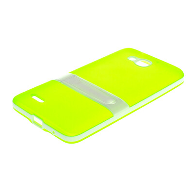 

MOONCASE Huawei 3X Дело Желе Цвет силиконовый гель ТПУ Тонкий с подставкой обложка чехол для Huawei Honor 3X G750 Зеленый