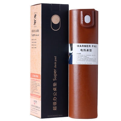 

Shaoze Culture Office Desk Heating Pad Student Office Writing Handwheel Electric Heating Desktop Pad Mouse Pad Brown