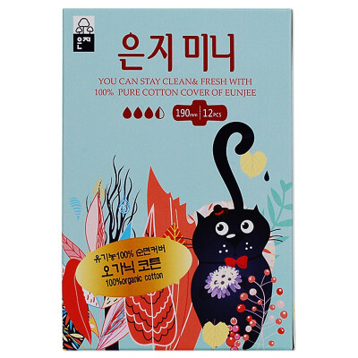 

Enchi (Eun jee) cat small Feather sanitary napkin value package (daily 6P + night with 3P) (Korean original import)