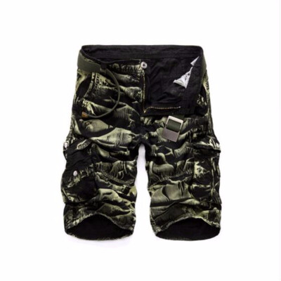 

Camouflage Camo Cargo Shorts Men 2018 New Mens Casual Shorts Male Loose Work Shorts Man Military Short Pants Plus Size 29-40