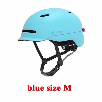 

New Xiaomi Smart4u Waterproof Bicycle Smart Flash Helmets Matte Long Use Helmet Back Light Mountain Road Scooter For Men Women
