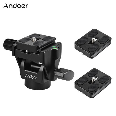 

Andoer M12 Monopod Tilt Head Panoramic Head Telephoto Bird Watching with 3pcs Quick Release Plate