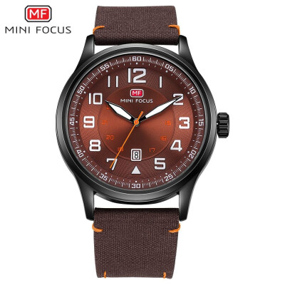 

MINI FOCUS Fashion Casual Nylon Strap Men Quartz Watch MF0166G