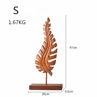 

Modern minimalist creative abstract resin leaves soft decoration fashion home room decorations study entrance art display