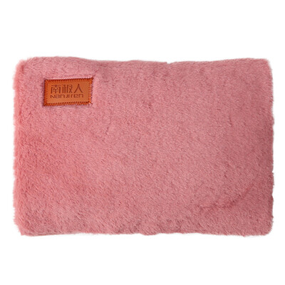 

Antarctic people charging hot water bottle double hand insertable washable warm waist has water injection embroidery plush warm water bag hand warmers with cloth cover gray Music